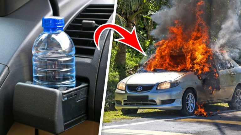 Почему не стоит оставлять в машине бутылку воды. Это очень опасно!