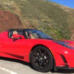 Разгон Tesla Roadster — пассажиры в ужасе
