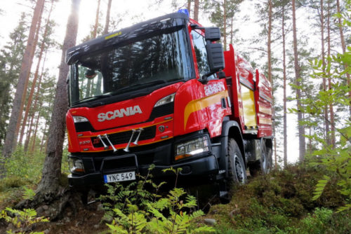 Борец с лесными пожарами Scania XT