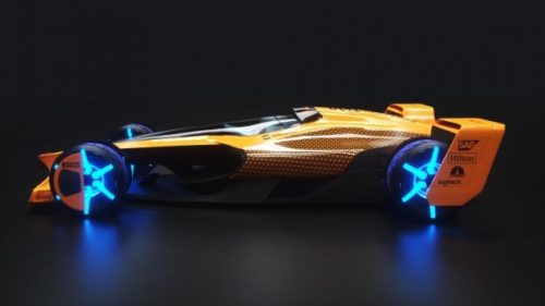 Гоночный автомобиль Formula-1 2050-м глазами McLaren