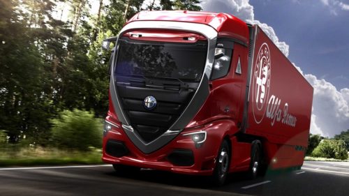 Фантазии о грузовике Alfa Romeo