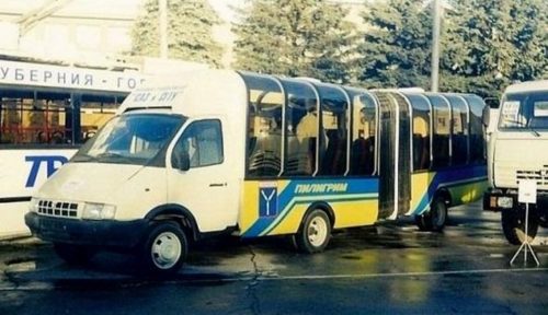 Автобус-гармошка «Газель»