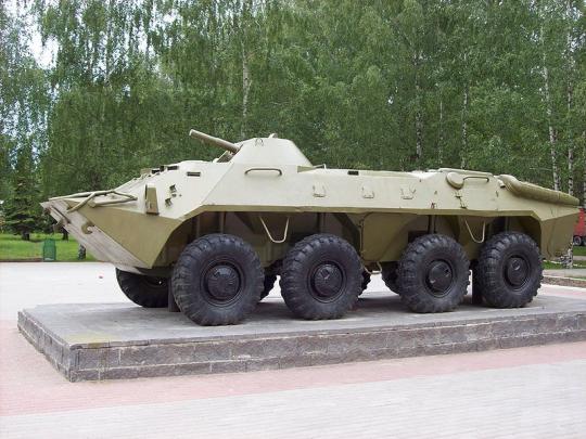 Демилитаризованные российские боевые машины