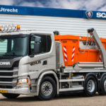 Сверхкороткий мусоровоз Scania