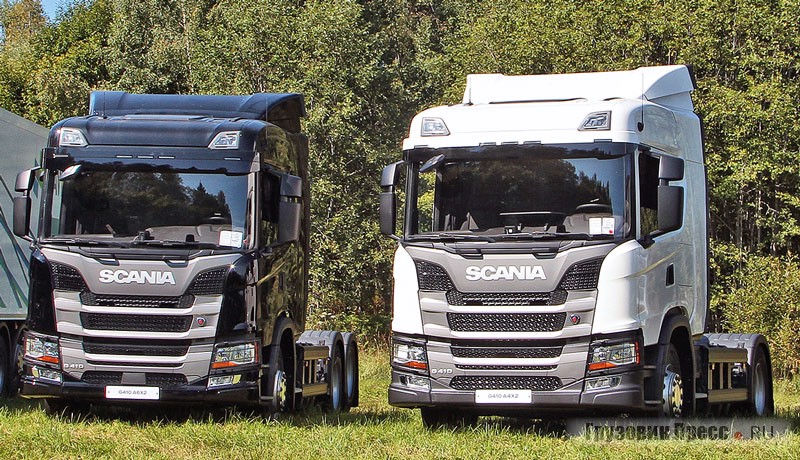 Грузовики Scania с газомоторными двигателями
