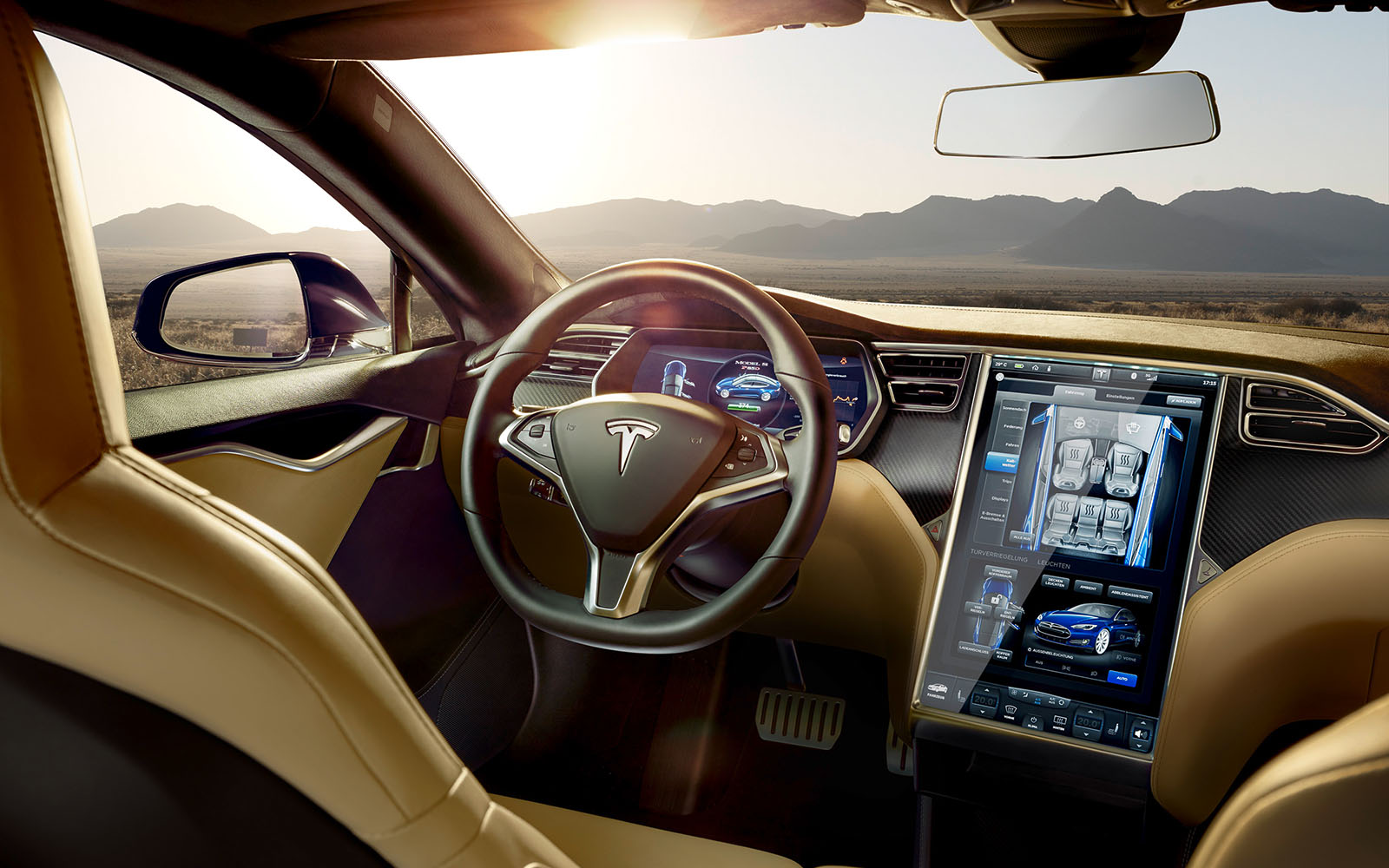 На электрокаре «Тесла» можно выбирать сигнал клаксона и звук автомобиля