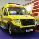 Автомобили скорой помощи на форуме «Здравоохранение» в Москве