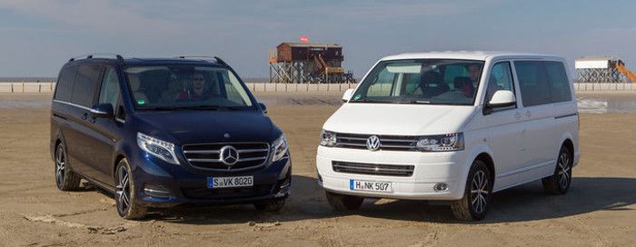 Mercedes-Benz Viano и и Volkswagen Multivan