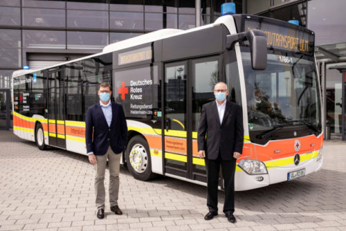 Немцы для больных с коронавирусом переоборудовали автобус