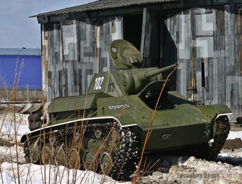 Малоизвестный танк Т-70 времен Великой Отечественной Войны