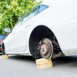 Защита автомобильных колёс от кражи