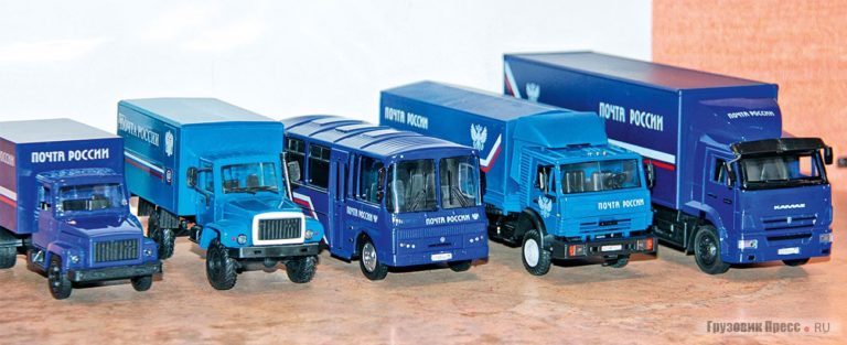 Масштабные модели автомобилей «Почта»