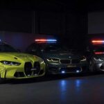 BMW M3, M4 и M5 CS 2021 — автомобили безопасности на гонках MotoGP