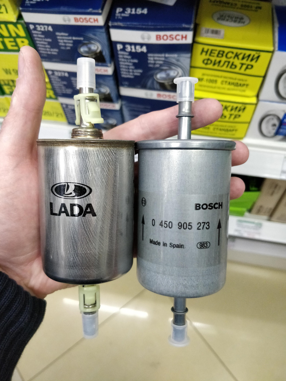 Топливные фильтры «Лада» и «Bosch»