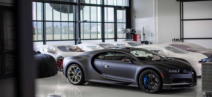 Гиперкар Bugatti Chiron сравнили с болидом Формулы-1