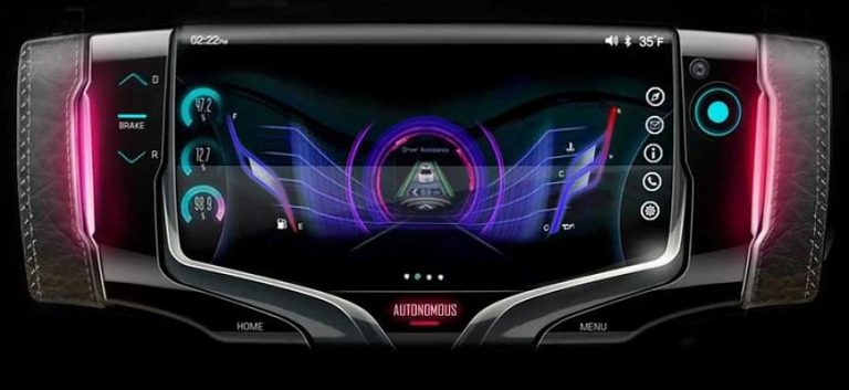 General Motors - революционный руль с игровым дисплеем