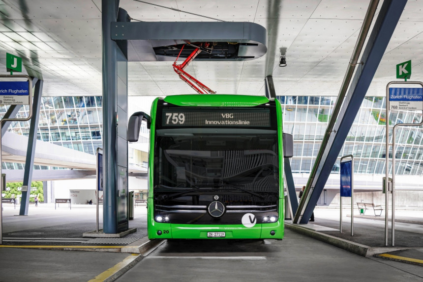 Mercedes eCitaro - электробус с ультрабыстрой зарядкой
