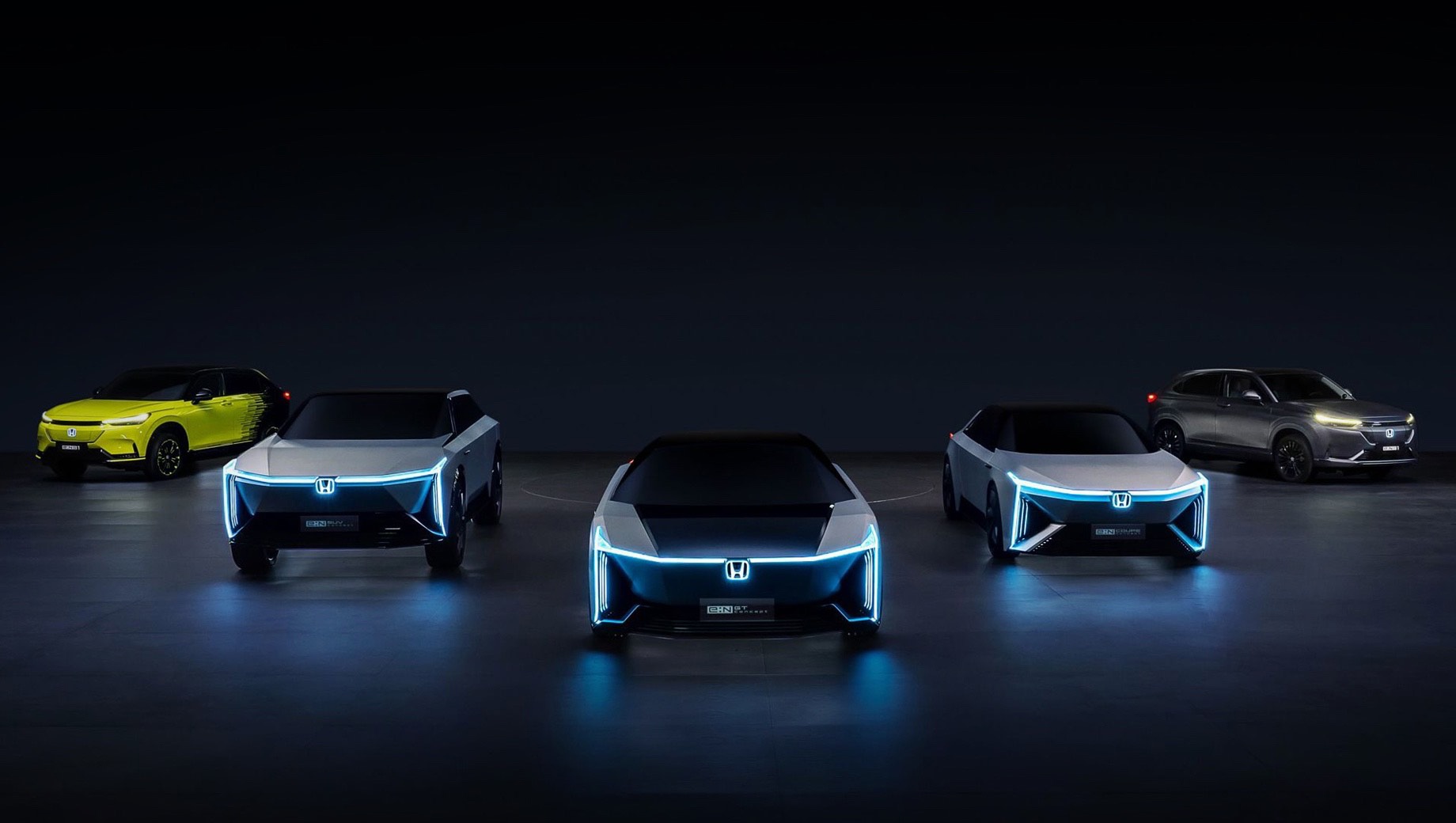 Honda - пять электромобилей из будущего