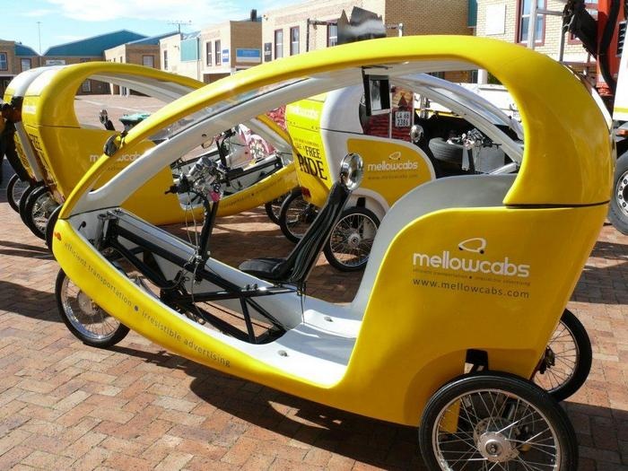 Уникальное такси-рикша