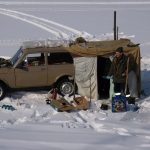Экипировка автомобиля для зимней рыбалки