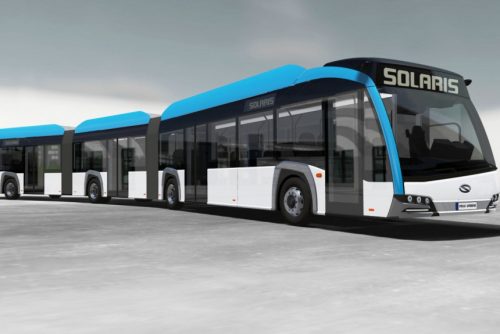 Solaris - трехзвенные электробусы