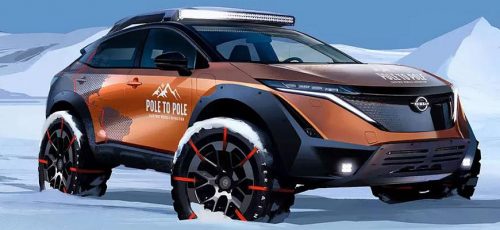 Nissan Ariya - электрокар преодолеет 27 тыс. км от северного до южного полюса