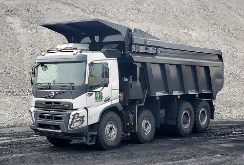Volvo FMX 8х4 - новый самосвал от BAS Mining Trucks