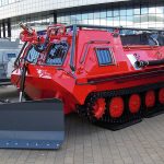 Белорусы разработали пожарную машину на гусеничном ходу