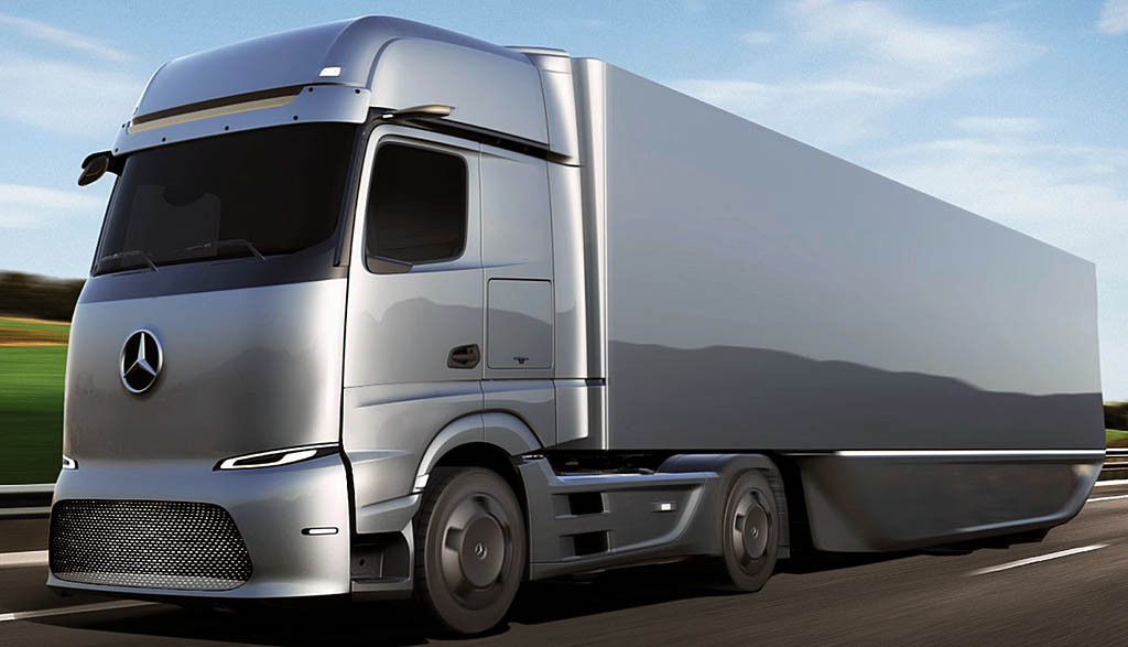 Daimler Truck - прототип дальнобойного тягача eActros LongHaul