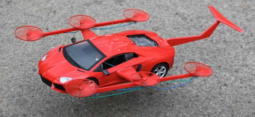 Lamborghini Aventador - эта копия на пульте управления может летать. Видео
