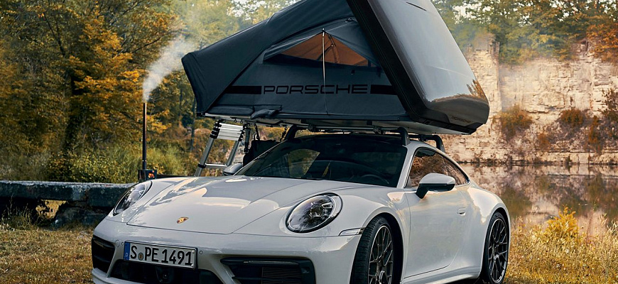Porsche 911 - новый аксессуар для превращения автомобиля в спортивный кемпер